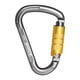 thumbnail image 2 of Aluminio de bloqueo Escalada Mosquetón D Shape Auto-Locking Carabiner Auto Lock Silver, 2 of 5