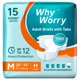 thumbnail image 1 of Pañales para Adultos WHYWORRY Talla Media 15 Unidades - Máxima Absorción, 1 of 8
