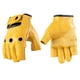 thumbnail image 2 of Guantes Sin Dedos Cuero Natural, Amarillo, Vintage. Moto, Bicicleta. Horma Normal, no Chica. RESPEKT, 2 of 3