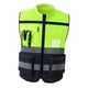 thumbnail image 2 of Chaleco reflectante de seguridad sin mangas chaleco con cremallera amarillo F, 2 of 5