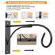 thumbnail image 3 of Soporte de pared para colgar plantas JUNBEI, 28 cm, juego de 2, 3 of 6