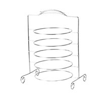 Bothyi - Soporte Para Servir Platos, Práctico Soporte Para Almacenar Platos, Para Tazones De Frutas Para Eventos, De 5 Niveles