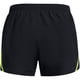 thumbnail image 2 of Shorts Mujer Fly By Negro Amarillo Reflectante, 2 of 6