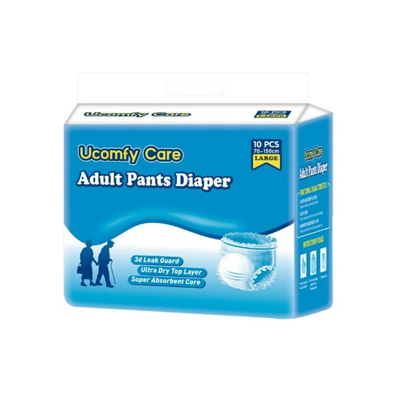 Pañales Adultos Pants Tipo Calzón Ucomfy Care Talla L 10un