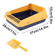 thumbnail image 2 of Arenero Para Gato Belug Higiene Gatos Caja De Arena Para Gatos Color Amarillo Azul, 2 of 5