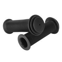 Magideal - 2 X Empuñaduras Blandas Para Manillar De Bicicleta, Empuñaduras De Goma Para Bicicleta, Empuñaduras Antideslizantes Resistentes Al Desgaste Para Bicic Negro
