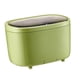 thumbnail image 1 of Mini Cubo de Basura para Escritorio Portátil con Tapa para Baño Encimera Cocina Verde (Cubo de Basura), 1 of 3