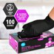 thumbnail image 5 of Guantes de examen de nitrilo Medpride sin polvo negros pequeños 100 unidades, 5 of 5