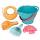 thumbnail image 2 of Juguetes De Playa Para Ni?os, Juego De Juguetes Con Caja De Arena, Cubo De Agua Y Arena, Rastrillo Para Animales De 3 A?os Y Más, 5 Uds., 2 of 5