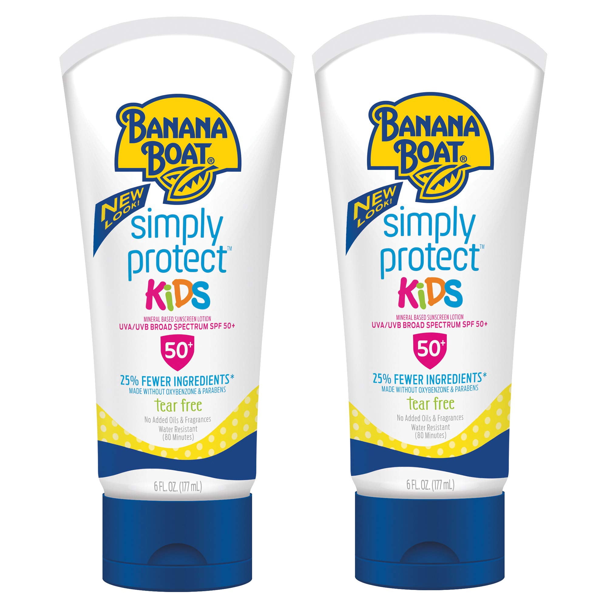 Protector Solar Banana Boat Kids, 100% Mineral, Spf 50, 180 Ml, Doble