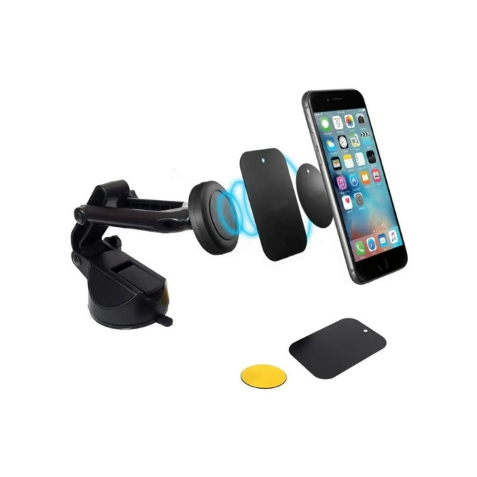 Mundo Accesorios - Soporte De Celular Auto Telefono Tablero Y Parabrisas Automóvil