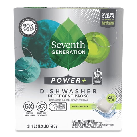 Paquetes De Detergente Para Lavavajillas Seventh Generation,