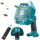 thumbnail image 1 of Ventilador para Bosch Batería de 18V, Ventilador a Batería con Función de Linterna LED, Control Remoto, Temporizador de 4 H, Ventilador Portátil sin Cable para el Lugar de Trabajo, Ventilador Reca..., 1 of 6