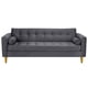 thumbnail image 1 of Sofa Retro 3cg Felpa 01 Gris, 1 of 6
