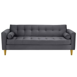 Bodevir - Sofa Retro 3Cg Felpa 01 Gris