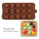 thumbnail image 2 of Moldes De Chocolate Molde De Silicona Animalitos Marrron, 2 of 10