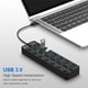 thumbnail image 3 of Hub 7 Puertos Multi Usb 3.0 Indicador Luz Led Hub De Datos, 3 of 4