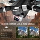 thumbnail image 4 of Contixo Dron F35 4K Gris, 4 of 9