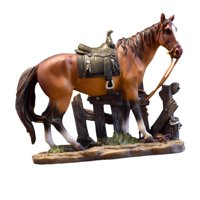 Magideal - Estatua De Caballo De Resina, Escultura Decorativa, Adorno De Caballo De Escritorio, Estatuilla Artística Para Muebles Del Hogar, Estantería Para Sala Estilo B