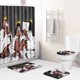thumbnail image 1 of Set de cortinas de baño DDS-DUDES afroamericanas para mujeres negras, 1 of 7