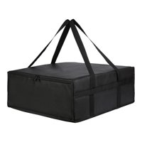 Bothyi - Bolsa De Entrega Térmica Para Calentar Pizzas, Estuche De Transporte Para Uso Doméstico, Comercial Y De Viaje, Color Negro.
