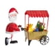 thumbnail image 5 of Adorno De Escritorio Con Personaje Navideño Empujando El Carro, Figura De Papá Noel Para Decoración De Año Nuevo, 5 of 5