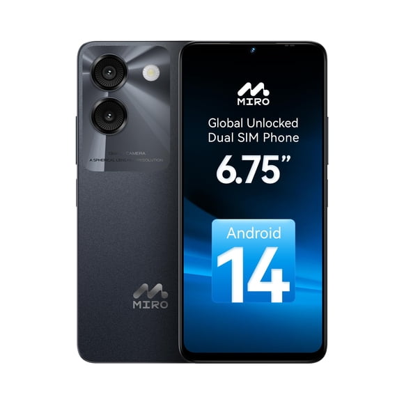 Smartphone MIRO ultraligero con pantalla grande de 6.75'' 4G y 64 GB + 1 TB