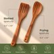 thumbnail image 3 of Espátula Woodenhouse 30 cm de Madera de Acacia – Pack de 2, 3 of 8