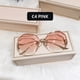 thumbnail image 1 of Fashion Sunglasses Women Metal Female UV400 Vintage Ladies Stylish Design Oversized Square Sunglasses For Women, 1 of 5