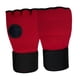 thumbnail image 4 of Vendas de Gel para boxeo, guantes interiores, protección acolchada para manos para hombres y mujeres, correas de muñeca rápidas para Sanda, ejercicio, rojo oscuro, 4 of 5