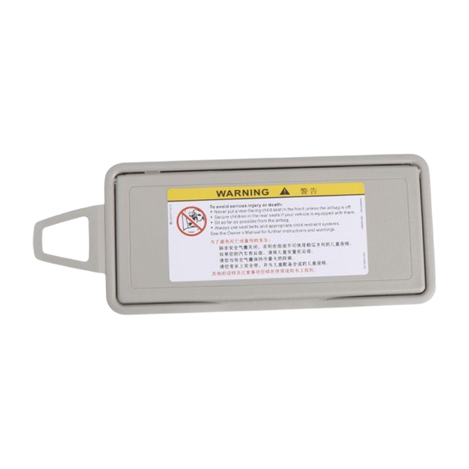 Ioensy - Sun Visor Sunshade Mirror Cover 220 810 0210 Para Mercedes-Benz W220 Grey Right