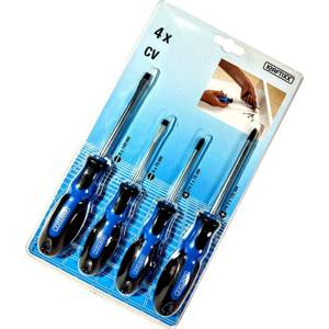 Genérico - Kit Set Juego Destornilladores 4 Piezas Kraftixx 141190