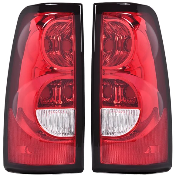 Luces traseras PIT66 para Chevy Silverado 03‑06 Rojo/Claro