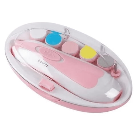 Genérico - Limador Electrico De Uñas Para Bebe - Guagua Corta Uñas Rosa