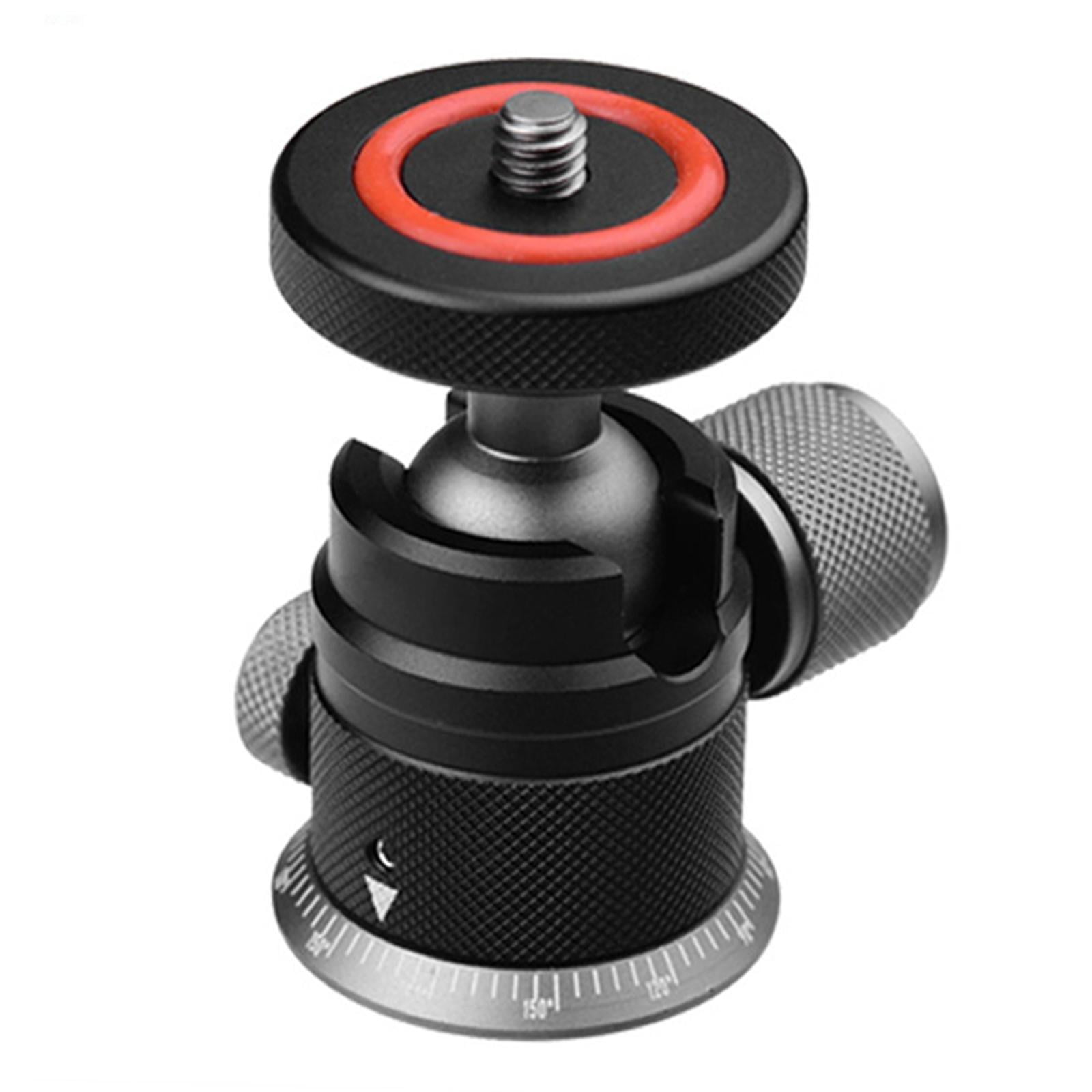 Bothyi - Mini Cabeza Esférica Con Tornillo De 1/4" Adaptador Panorámico De 360 Grados Para Soporte De Luz Dslr