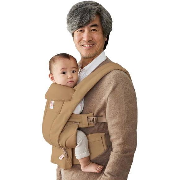 Portabebé Ergobaby Omni Deluxe 4 Posiciones Algodón Camel