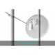 thumbnail image 3 of UHP-39 Antena ALGCOM con aislador y radomo integrados para banda de 11GHz, reflector de 1,2 metros, ganancia de 39dBi, rango de 10,0 a 11,7GHz, ancho de haz de 1,4°, configuración 2x2 y dos conectores, 3 of 4