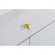thumbnail image 3 of Perilla de Hongo para Cajón Decorativa Kaid Oro Cepillado Diámetro 1.2 cm, 3 of 6