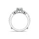 thumbnail image 4 of Anillo Ovalado de Moissanita de 2 Quilates para Mujer Color D Claridad VVS1 Anillo de Compromiso con Diamante Anillos de Promesa y Boda de Plata Esterlina 925 Talla 5-9, 4 of 8