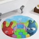 thumbnail image 5 of Popiz baby tv Alfombra Redonda de Felpa Coral, Antideslizante, No Desprende Pelusas, Lavable y Duradera para Salón, Dormitorio y Habitación de Niños 60cm, 5 of 6