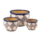 thumbnail image 1 of Maceta Accent Plus Colorful Trio (estampado geométrico), 1 of 3