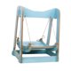 thumbnail image 2 of Gato Hamaca Cama Tumbona Cuerda Para Rascar Mascota Colgando Columpio Para Conejo Gatito Azul, 2 of 5