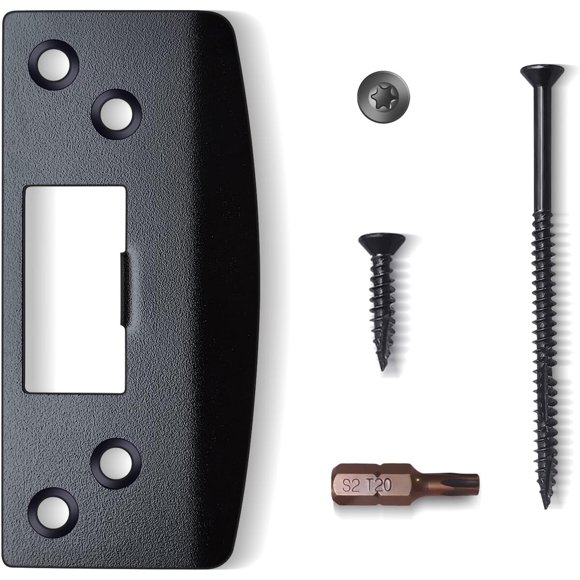 Placa de cerradero MOSECYOU de acero de 2 mm para puerta