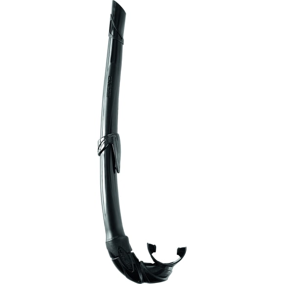 Snorkel Cressi Corsica Negro/Negro Para Apnea Y Submarinismo