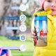 thumbnail image 5 of Ferdinand Botella de Agua con Tapa Pop Top de Un Toque, Acero Inoxidable, a Prueba de Fugas, para Deportes, Botella Infantil azul 12 oz, 5 of 6