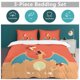 thumbnail image 5 of Charmander Bed Duvet Cover Funny Anime Cartoon Bedding Sets Lightweight 3 Piece Comforter Sets, 5 of 5