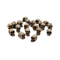 Bothyi - 20 Piezas Mini Calaveras Set Resina Calavera Escultura Para Fiesta De Mesa De Halloween