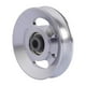 thumbnail image 4 of Rueda De Polea De Rodamiento Polea Universal De Aleación De Aluminio Para Accesorio De Ejercicio 88 Mm Plata, 4 of 5