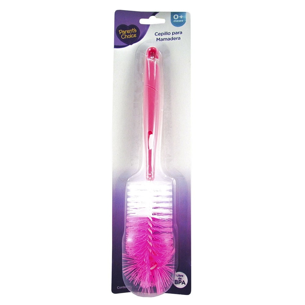 Cepillo Para Mamaderas Rosado 1 Un Parent's Choice