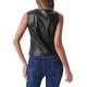 thumbnail image 3 of Chaleco Vintage de Cuero Sintético para Mujer INSPIRE CHIC con Escote en V, Sin Mangas, Cremallera, Talla XL Negro, 3 of 6